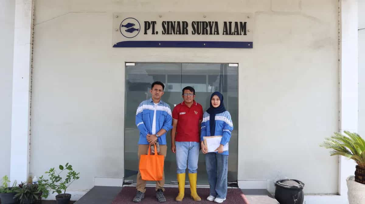 Foto Bersama Tim di Lokasi PT Sinar Surya Alam